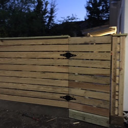 Cottage Wood Fence - Horizontal - Home Fencing And Gates