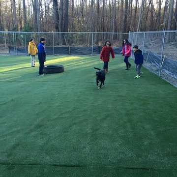 Volunteer work,New dog Park Franklin County Shelter