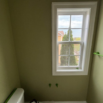 Serene Refresh: Hallway Powder Room Update