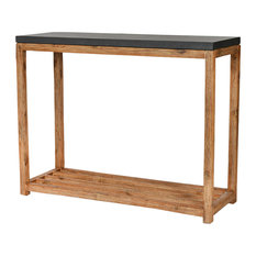Chilson Cement and Wood Console Table
