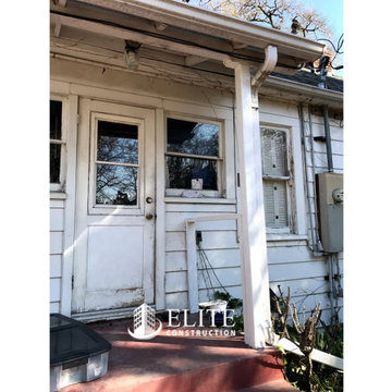 The 4×4 support post Dry Rot Damage Repair