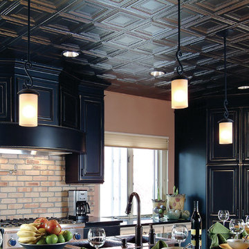 Dynamic Tin Ceiling - Kitchen