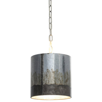 Cannery 1 Light Pendant in Ombre Galvanized