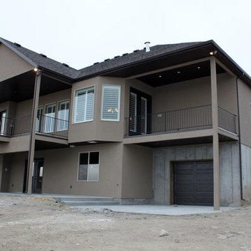 Jordan Heights - South Jordan, Utah - Becky Variant with Suspended Slab Garages