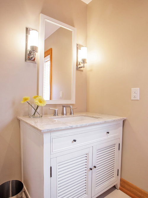 Louvered Vanity Houzz
