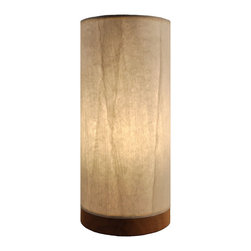 Paper Cylinder Table Lamp | 645 G - Table Lamps