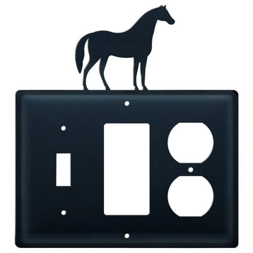 Horse Single Switch, GFI and Outlet Cover