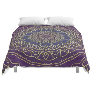 Nisha Comforter Set Mediterranean Comforters And Comforter