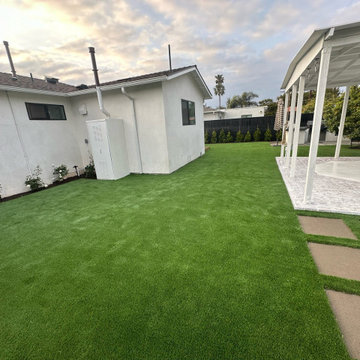 Outdoor Kitchen and Artificial Grass