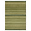 Kathy Ireland Home Griot Zeze Striped Rug, Thyme, 8'0"x10'6"