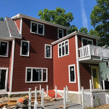 Brookline Ma James Hardie with PVC Azek Trim Package