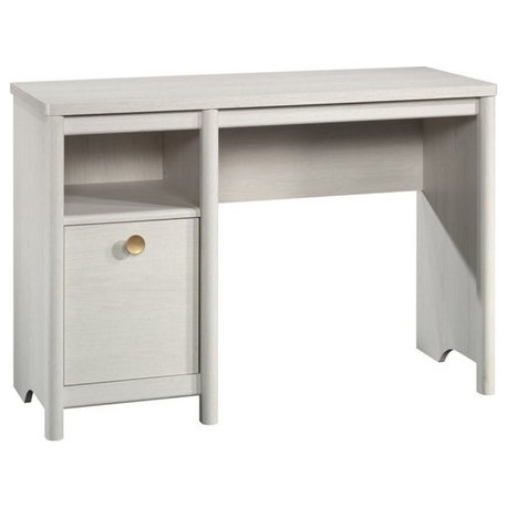 Sauder Dover Edge Transitional Engineered Wood Desk in Glacier Oak