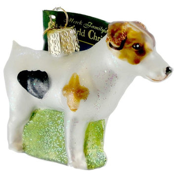 Old World Christmas Jack Russell Terrier Ornament Dog Mans Best Friend 12218