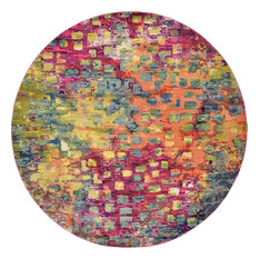 Top 10 X Round Rugs Deals Houzz Unique Loom 10 X10 Barcelona Multi Round Area Rug