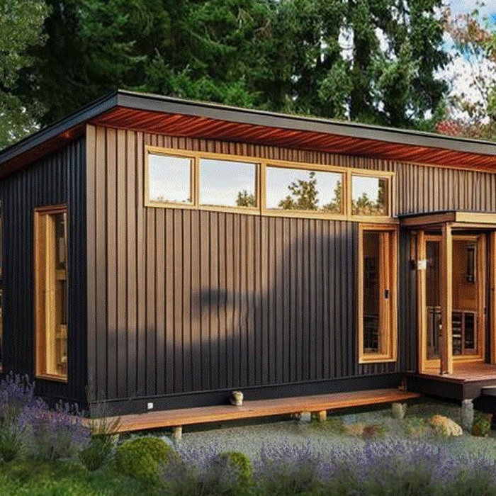 Brown with Shed Roof