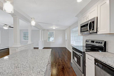 Elegant kitchen photo in Boston