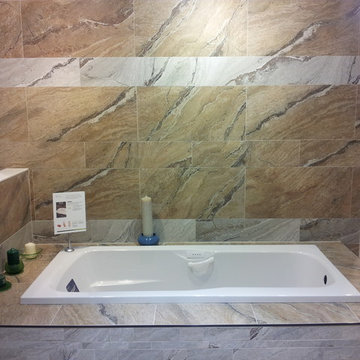 Varenna Wall and Floor Tile  with Bain Ultra  Thermo Massage Tub