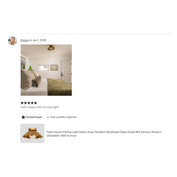 Flush mount ceiling light home decoration