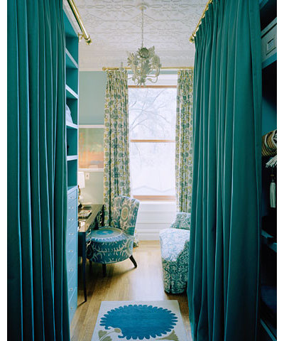 Traditional Closet hamilton blue dressing room