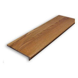 Stairtek - Risers & Treads: 0.625 in. x 11.5 in. x 42 in. Prefinished Gunstock Red Oak Retr - Books