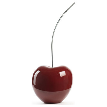Small Red Wine Cherry Sculpture 18" Tall
