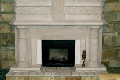 Custom Color Fireplace