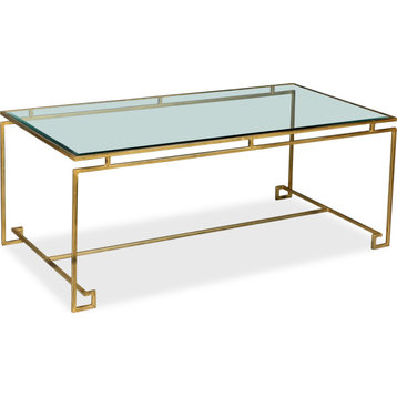 Parallel Lines Coffee Table - Gold