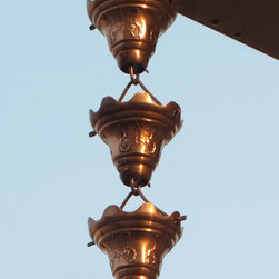 Copper Butterfly Rain Chain 8.5 ft - Rain Chains