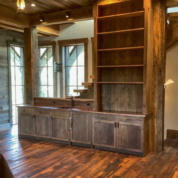 Fire Tower Saloon Countertop and Cabinents