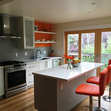Custom IKEA kitchen with Kokeena doors