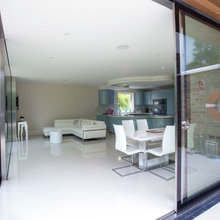 external bi folding door & patio