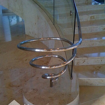 spiral railings