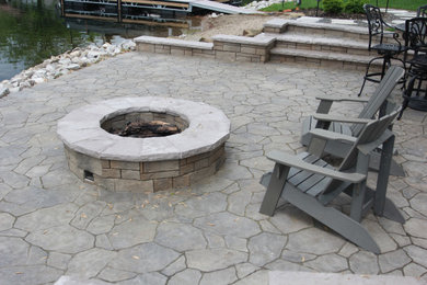 Patio - rustic patio idea in Indianapolis