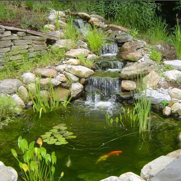 Ponds With Waterfalls