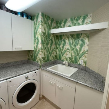 Wallpaper installation Laundry Room in Marysville