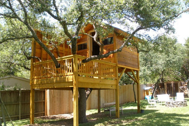 Home design - rustic home design idea in Austin