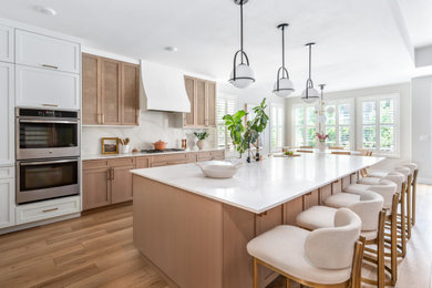 Example of a transitional kitchen design in San Diego