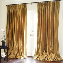Custom Silk Drapery - Curtains