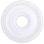 Livex Lighting - Livex Lighting Transitional Wingate White Ceiling Medallion 82073-03 - Traditional ceiling medallion in an ornate, turn-of-the-century pattern.