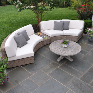 Kingsley-Bate Sag Harbor Curved Sectional Set