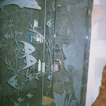 Functional Art in Shower