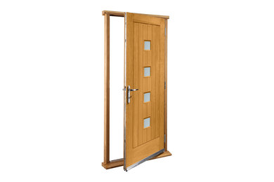 Siena Pre-hung Prefinished Oak External Door Set