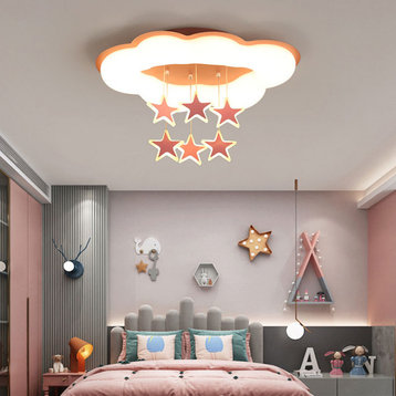 Creative LED Chandelier For Living Room, Dining Room, Bedroom, Study, Pink