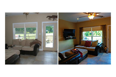 This is an example of a transitional home design in Other.