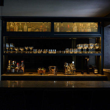 Studio City - Los Angeles - Bar Lounge - Moody -Brass - Dark Blue