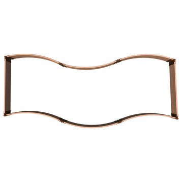 Classic Sienna 'Lazy Curve' - 4' X 12' X 5.5" Raised Garden Bed - 1" Profile