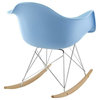 Adaire Plastic Lounge Chair, Blue