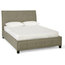 Wesley Upholstered Bedstead, Mink, UK Super King