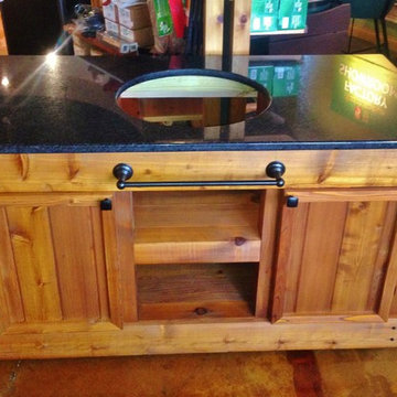 Big Green Egg Table -- Double Door