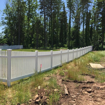 white picket fence